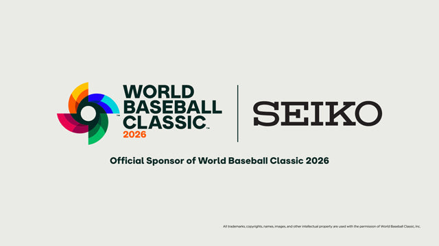セイコーウオッチ、2026 World Baseball Classic™の オフィシャル