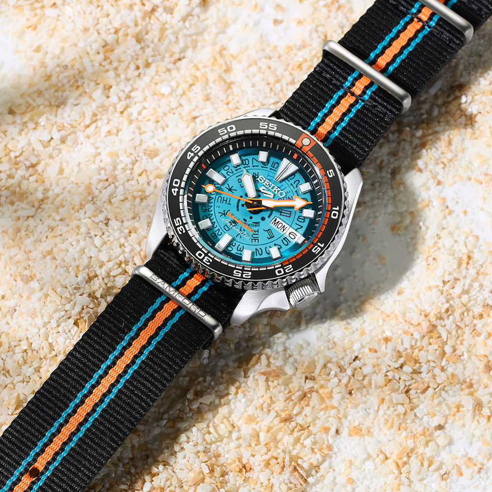 ＜セイコー 5スポーツ＞より、ロンドンの高級カスタムウオッチブランドBAMFORD WATCH DEPARTMENTとのコラボレーション限定モデルが登場