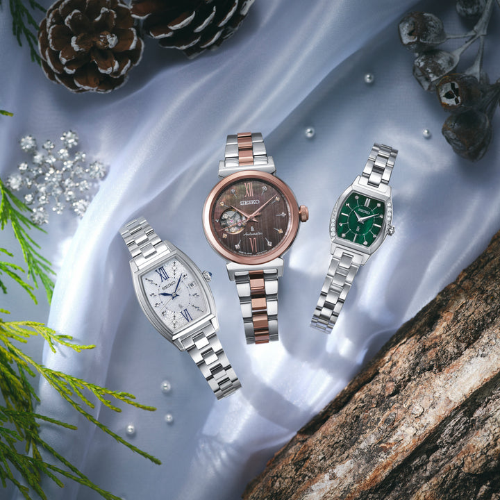 【美品】セイコー SEIKO ルキア 2,000本限定 10Pダイヤ 電池交換済 美品 セイコー ルキア ダイヤ 白蝶貝ダイヤル ルキア
