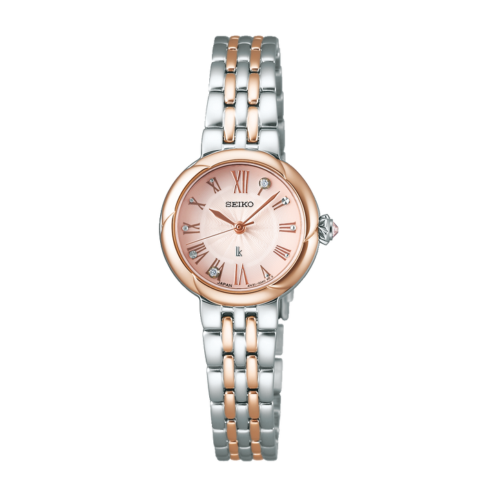 SEIKO Lukia 腕時計 ピンク オープンハート 自動巻き SEIKO Lukia 腕時計 ピンク オープンハート 自動巻き