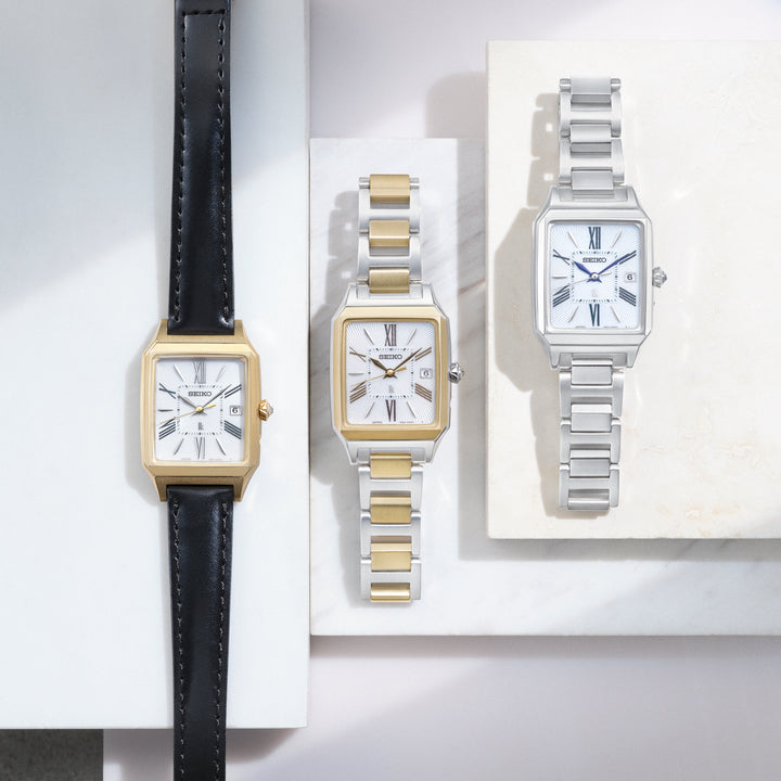 【稼働】SEIKO ルキアLUKIA コンビカラー ソーラー時計 SSVW130 dショッピング |セイコー ルキア 限定モデル 電波ソーラー